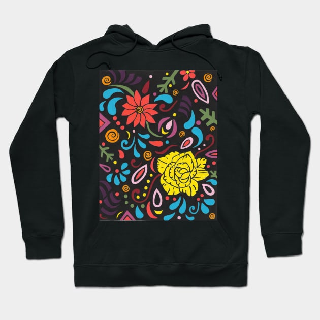 FANCY Flower Painting Hoodie by SartorisArt1